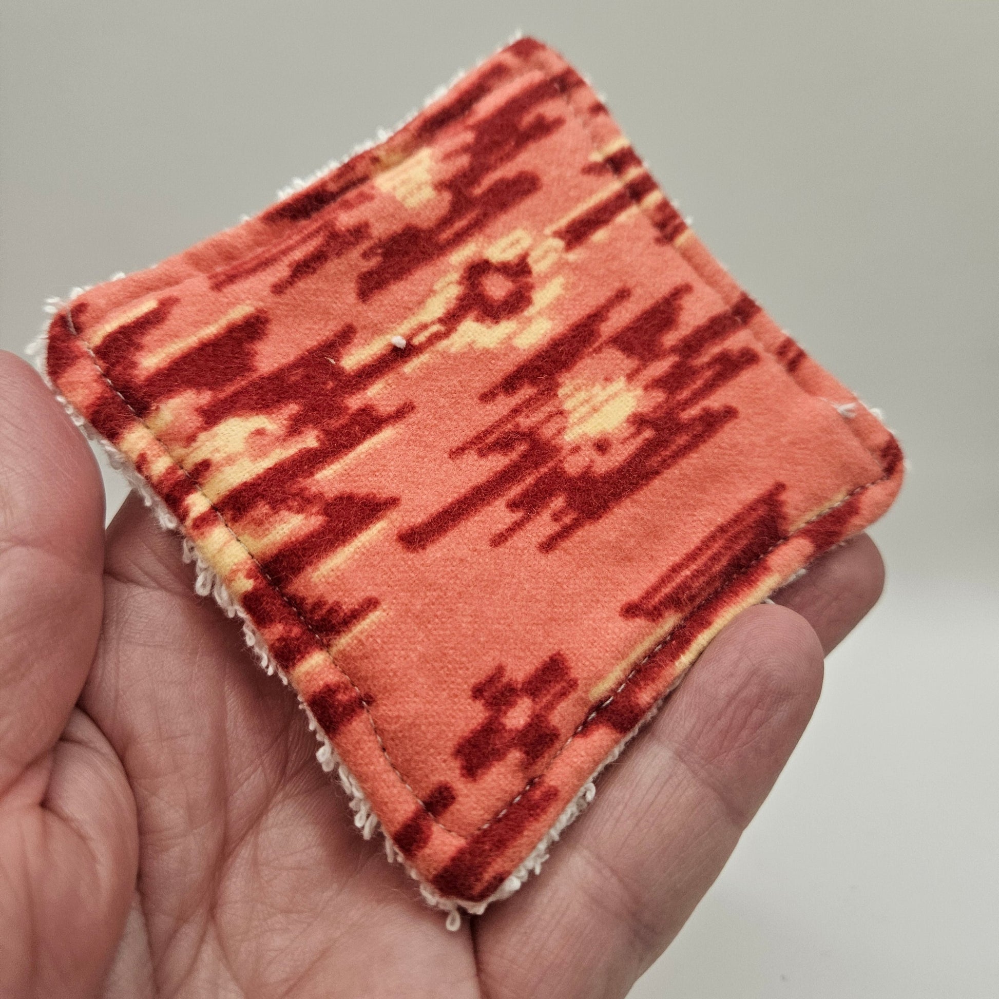 New! Zero Waste Reusable Handcrafted Dual Sided Square Face Pad | By Robin Creations 