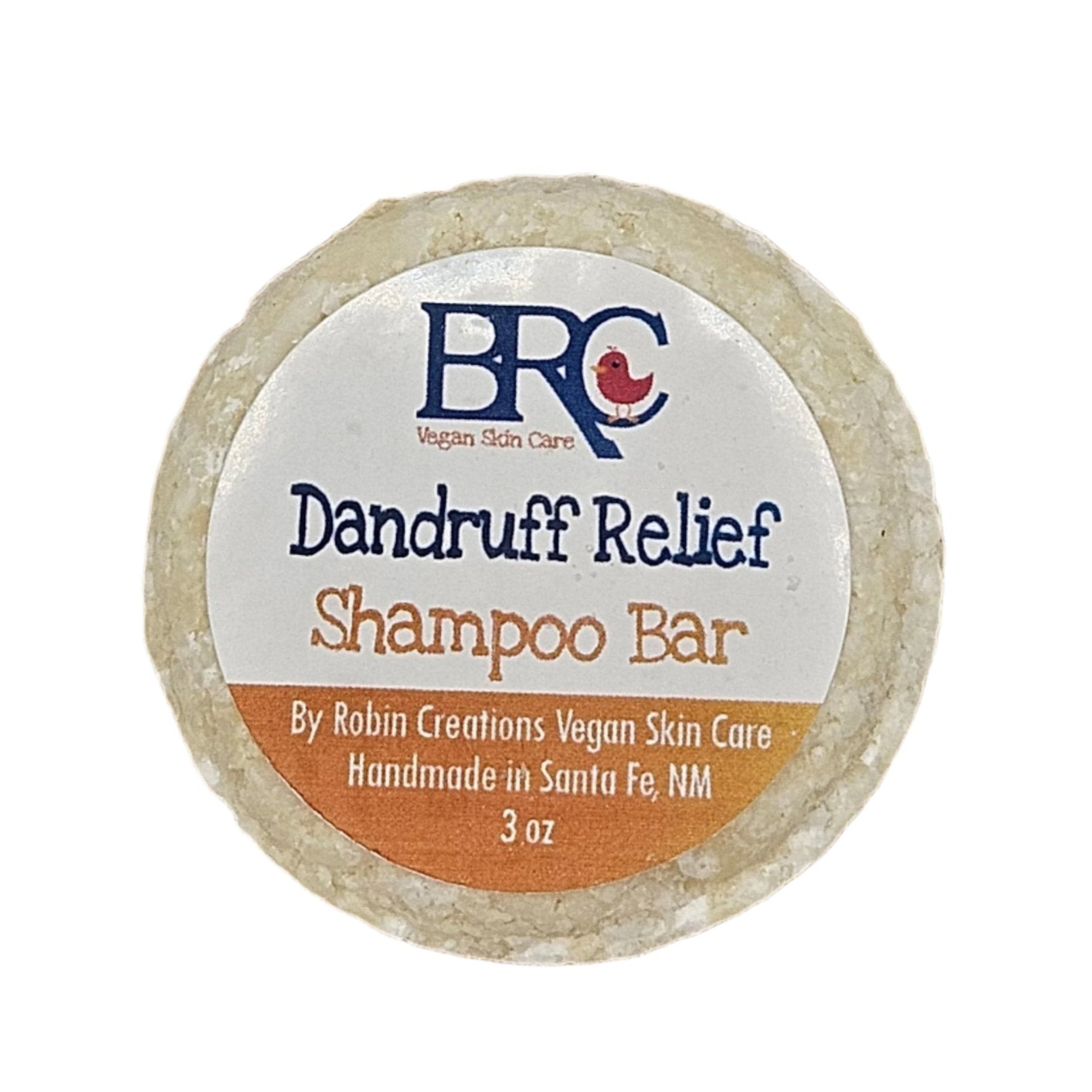 Handcrafted Natural Sulfate-Free Dandruff Shampoo Bar | By Robin Creations 