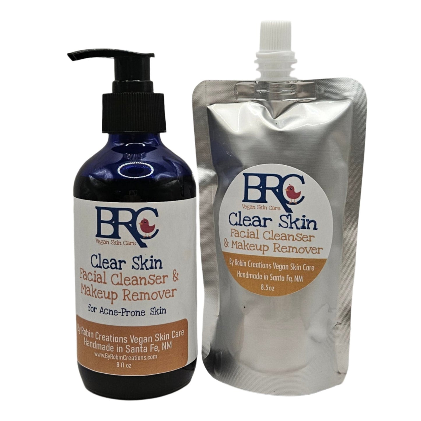 New! Reformulated! Clear Skin Facial Cleanser & Makeup Remover Pads for Acne-Prone Skin