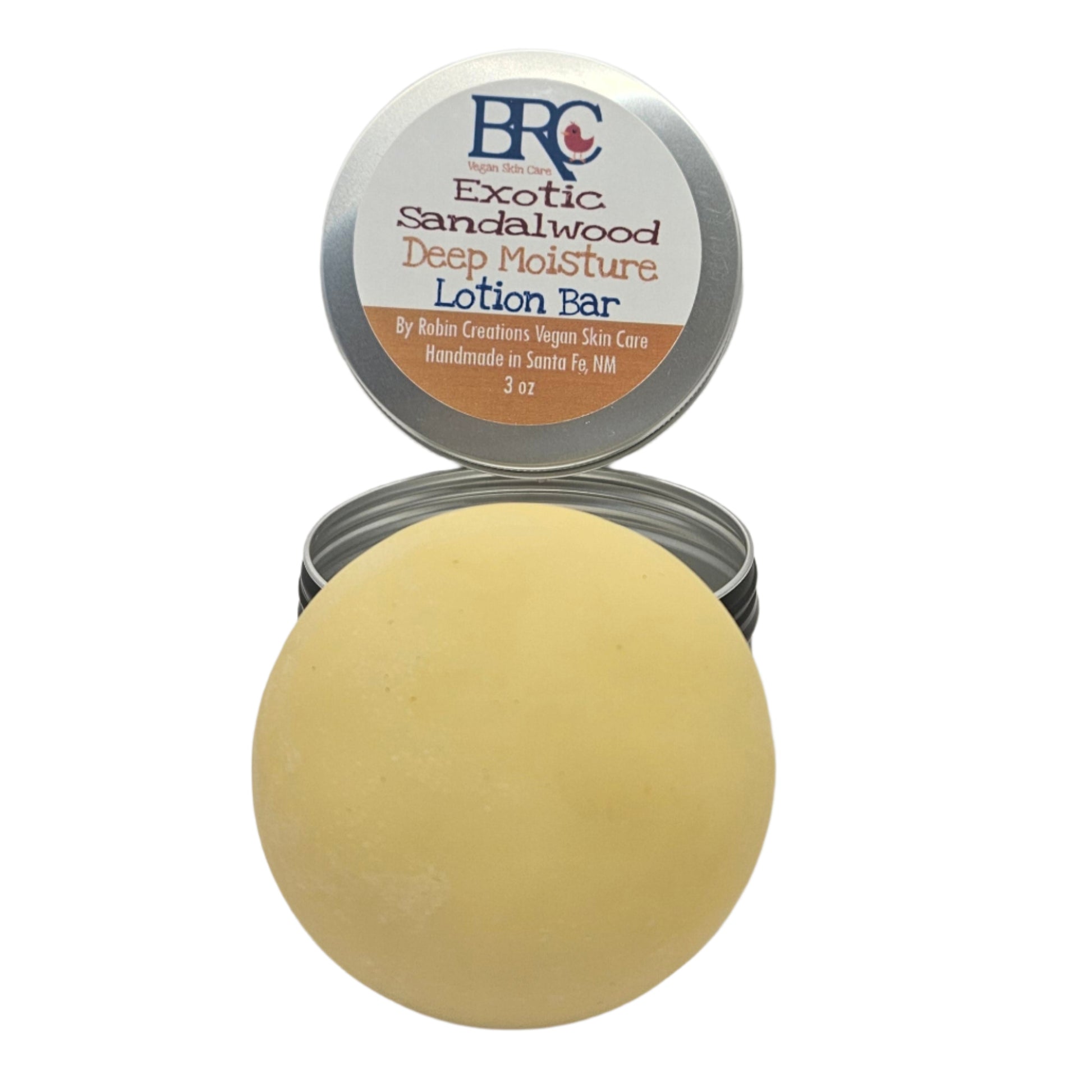 Last Chance!  Exotic Sandalwood Deep Moisture Zero Waste Solid Lotion Bar | By Robin Creations 