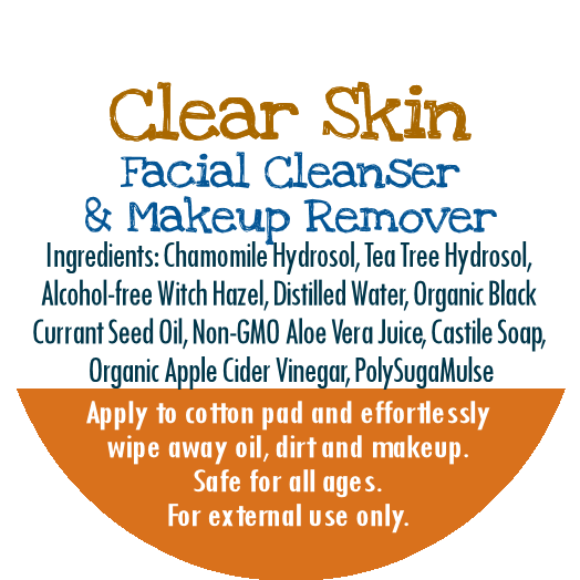 New! Reformulated! Clear Skin Facial Cleanser & Makeup Remover Pads for Acne-Prone Skin