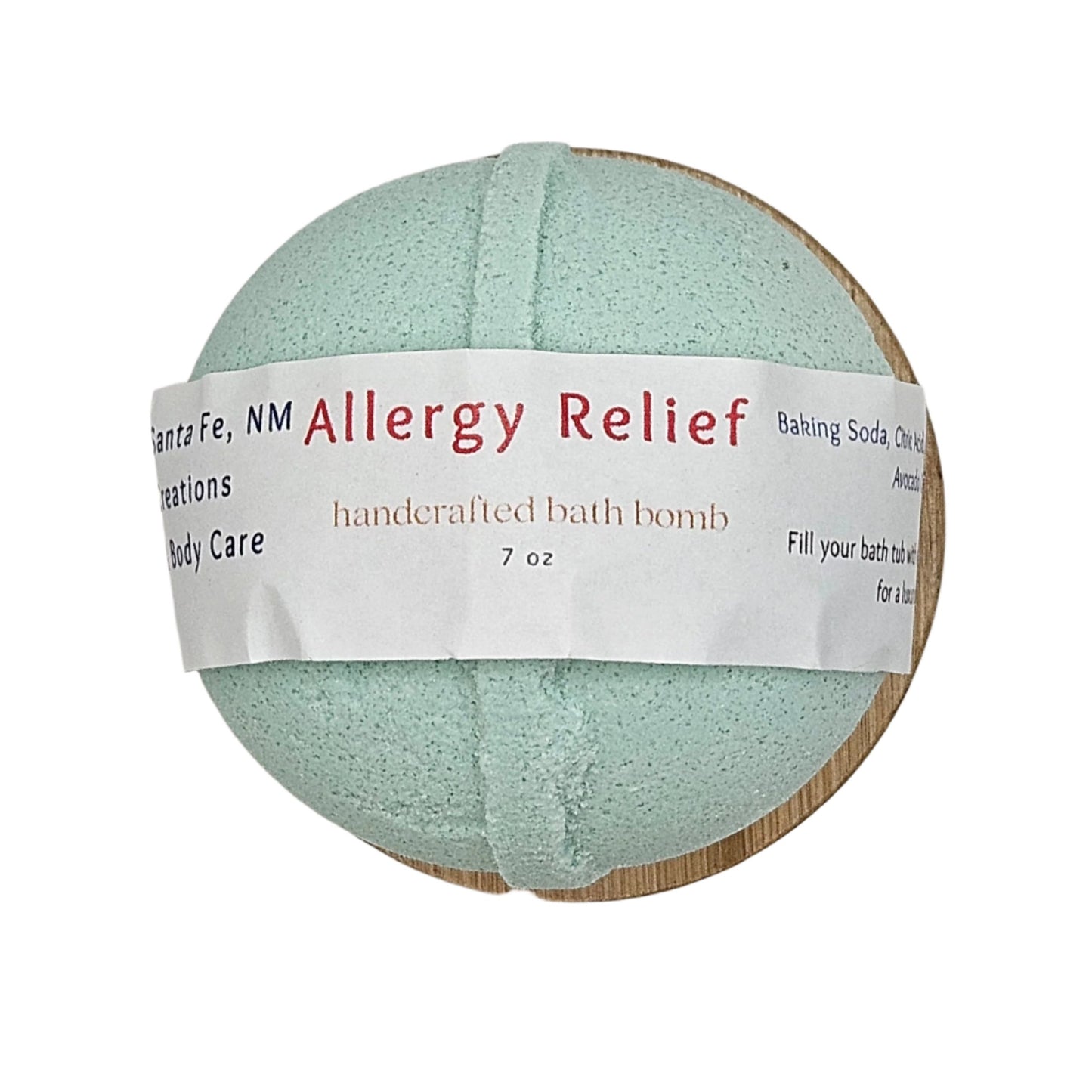 Allergy Relief Bath Fizzies (Bombs)