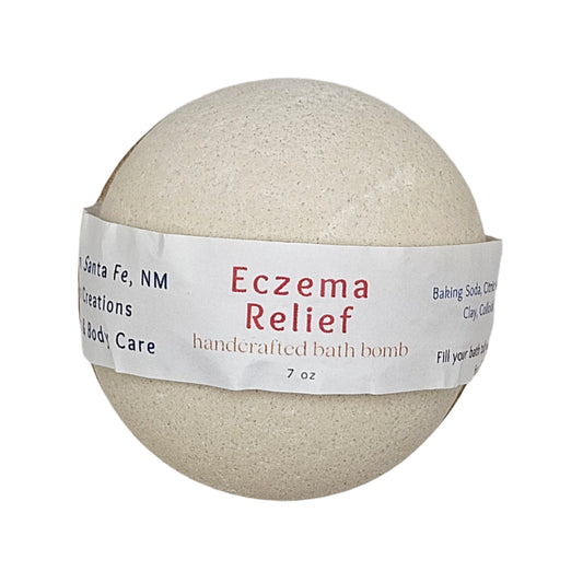  Eczema Relief Colloidal Oatmeal Bath Fizzies (Bombs) | By Robin Creations