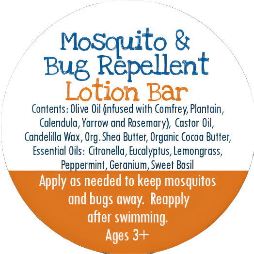 Reformulated! Bug & Mosquito Repellent Lotion Bars - Deet-Free & Reef Safe