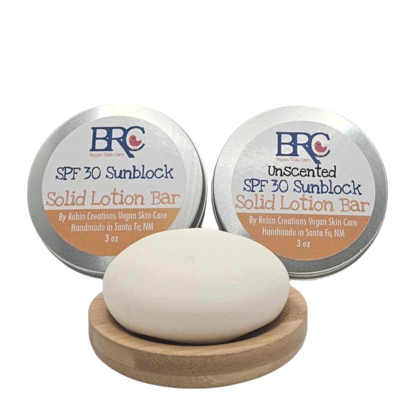 SPF 30 Sunblock Lotion Bars - 100% Reef Safe