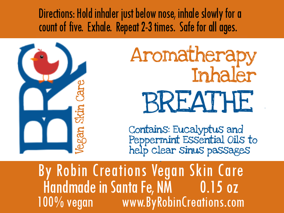 Breathe Cold Care Aromatherapy Inhaler | By Robin Creations 